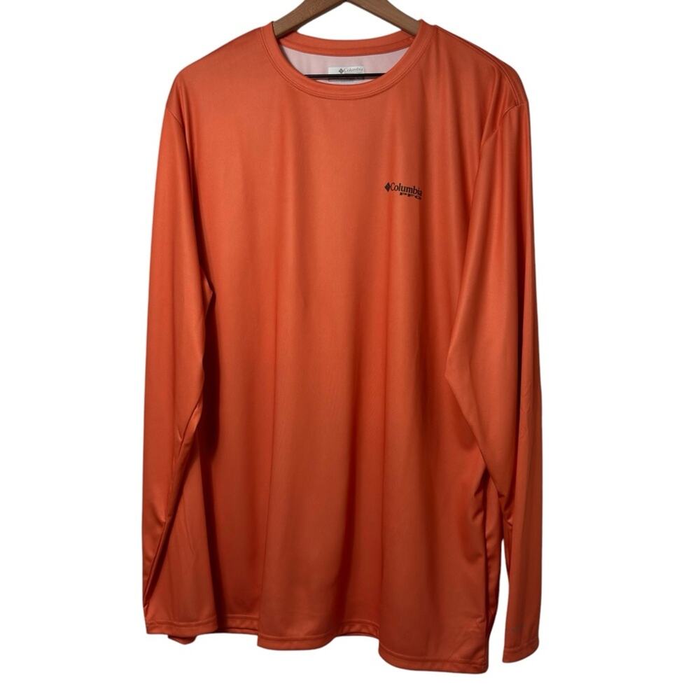 COLUMBIA ORANGE TERMINAL TACKLE PFG FISH FLAG MEN SIZE XL BRAND NEW WITH TAGS
